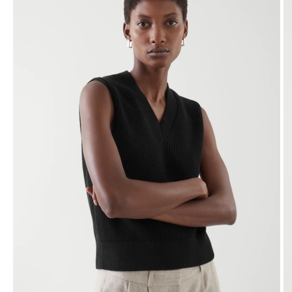 NWOT COS chunky knit vest